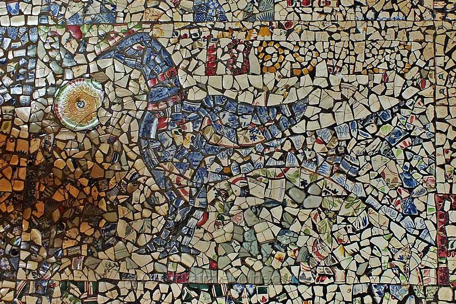 Mosaics from tiles